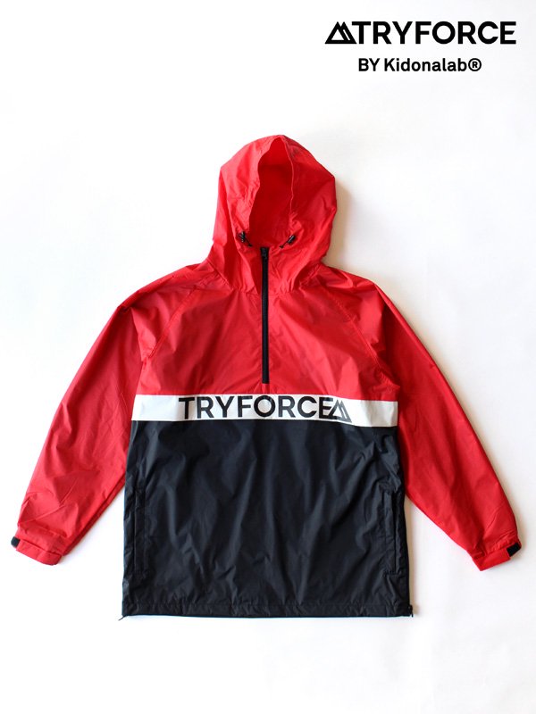 19/20モデル CLASSIC ANORAK #Red/Black [19TRF-08]｜TRYFORCE