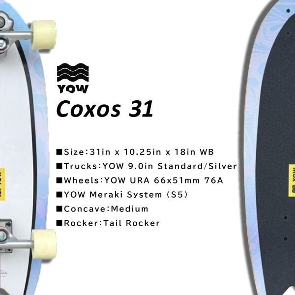 YOW SURFSKATE | ヤウ サーフスケート Coxos 31 [10041322 2701] – A-BONY