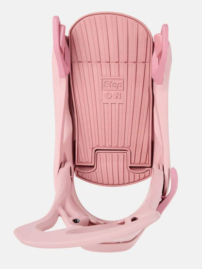 23/24モデル Women's Step On Re:flex Snowboard-bindings #Powder Blush [172841]｜BURTON