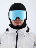 23/24モデル M4 Cylindrical Goggles +Bonus Lens+MFI Face Mask #Black/Perceive Variable Blue [203401]｜ANON