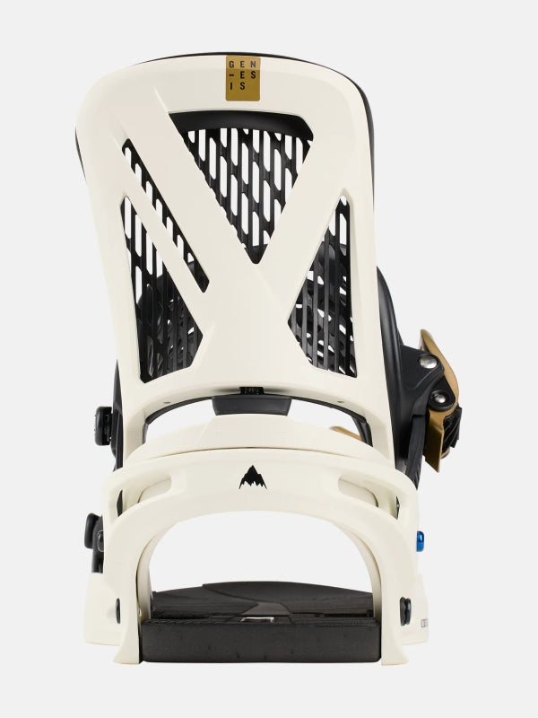 23/24モデル Men's Burton Genesis Re:Flex Snowboard Bindings #White/Gold [105471]｜BURTON