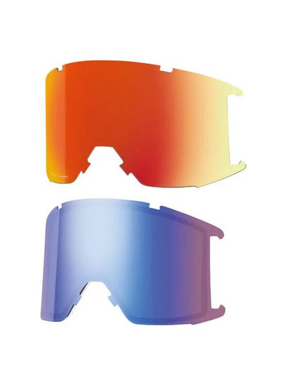 23/24モデル SQUAD XL #Black/CP Photochromic Red Mirror/CP Storm Blue Sensor Mirror｜SMITH