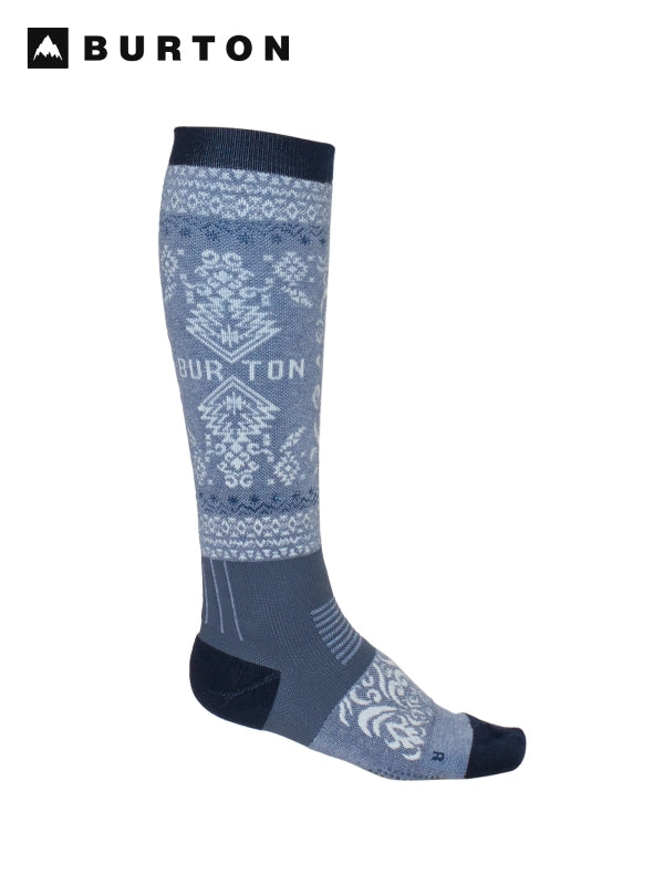 Imprint Round Socks #Denim Universal [215791]｜BURTON