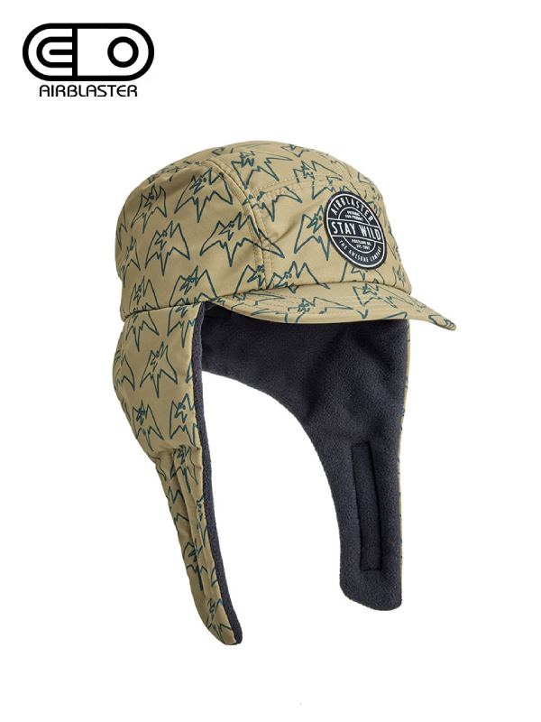 23/24モデル Air Flap Cap #Tan Terry [AB24CAP_05]｜AIR BLASTER