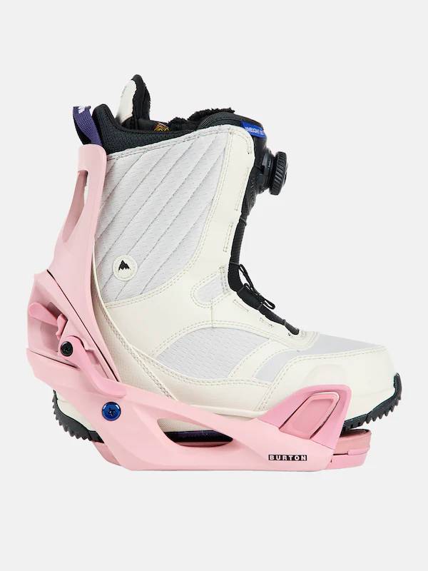 23/24モデル Women's Step On Re:flex Snowboard-bindings #Powder Blush [172841]｜BURTON