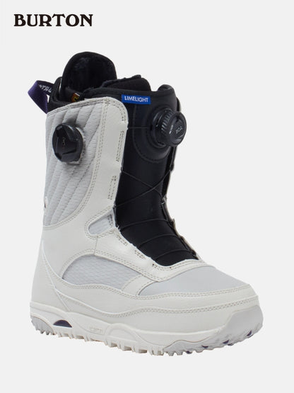 23/24モデル Women's Burton Limelight BOA Wide Snowboard Boots #Stout White [215351]｜BURTON
