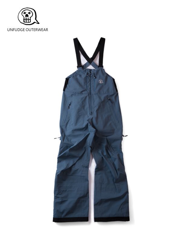 23/24モデル PEEP BIB PANTS STANDARD FIT #BLUE GREY｜unfudge outerwear