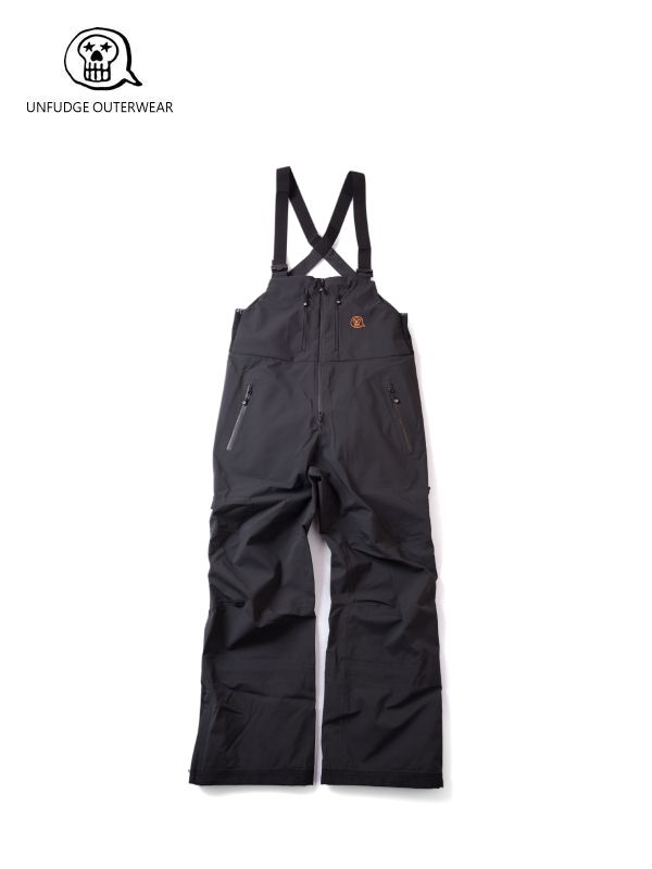 23/24モデル GENTLE BIB PANTS WIDE FIT #BLACK｜unfudge outerwear