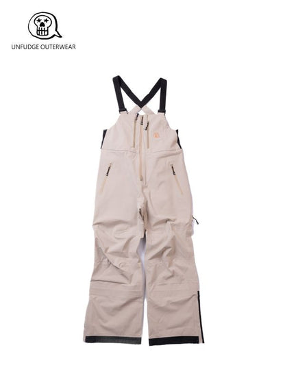 23/24モデル GENTLE BIB PANTS WIDE FIT #BEIGE｜unfudge outerwear