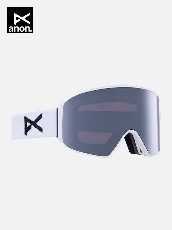 M4 Cylindrical Goggles +Bonus Lens+MFI Face Mask #White/Perceive Sunny Onyx [203401]｜ANON